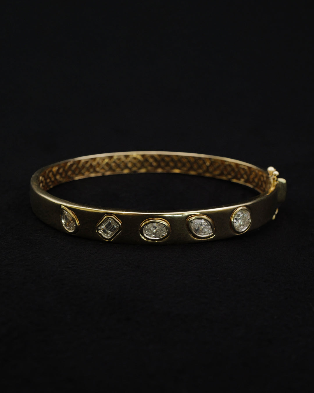 Diamond Bezel Bangle