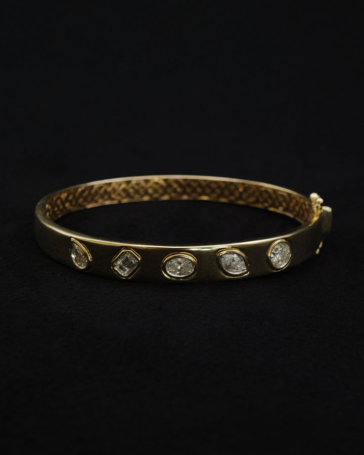 Diamond Bezel Bangle