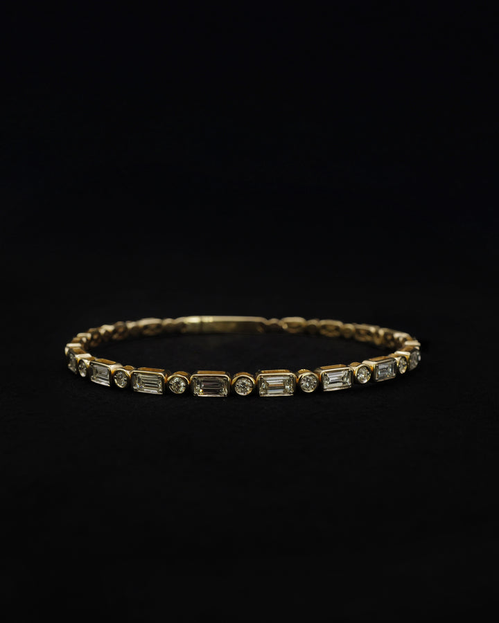 Bezel Tennis Bracelet