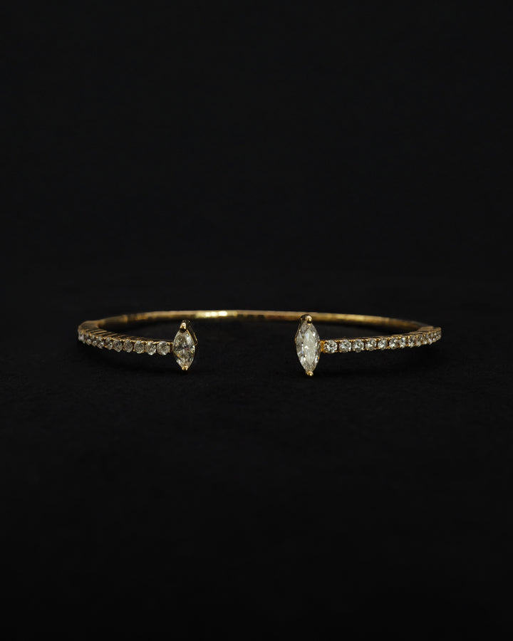 Marquise Open Bangle