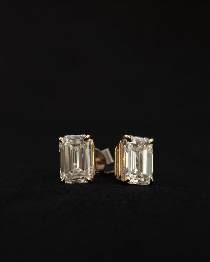 Emerald Diamond Earrings