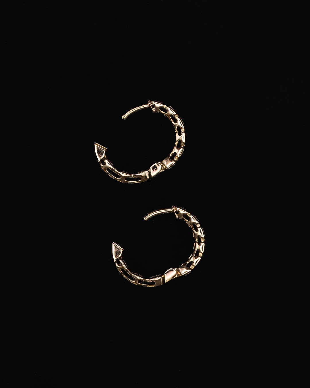 Emerald Diamond Bezel Earrings